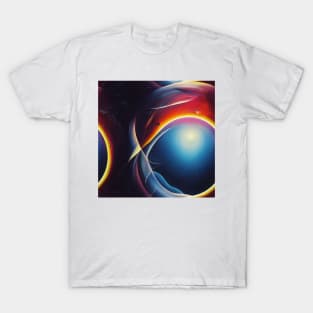 Multidimensional Swirls, Six T-Shirt